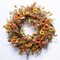 Fall Wreaths for Front Door: 24" Artificial Fall Wreath, Large Autumn Wreath for Outside Harvest Thanksgiving Decor